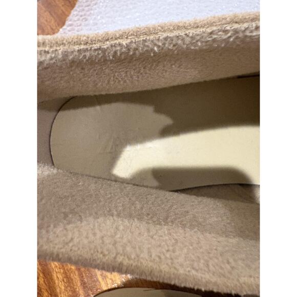 ZARA Chukka Boots Mens Size 12 EU 46 Tan Suede Lace Up Desert Chunky Sole - Picture 10 of 11